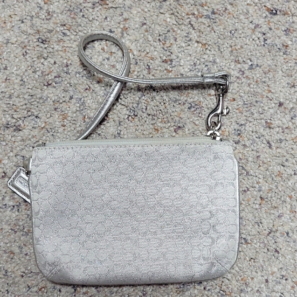 Coach Silver Women's Wristlet